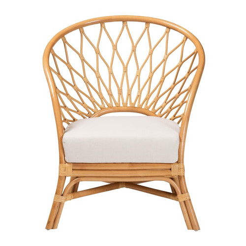 Baxton Studio Emmeline Honey Accent Chair