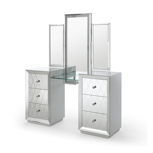 Glory Furniture 6 Drawers Vanity Table and Mirror