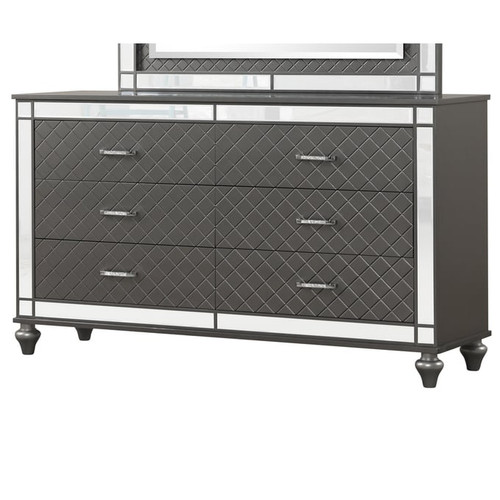 Glory Furniture Livorno Gunmetal Gray Dressers