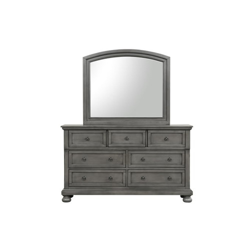 Glory Furniture Meade Gray Dresser And Mirror