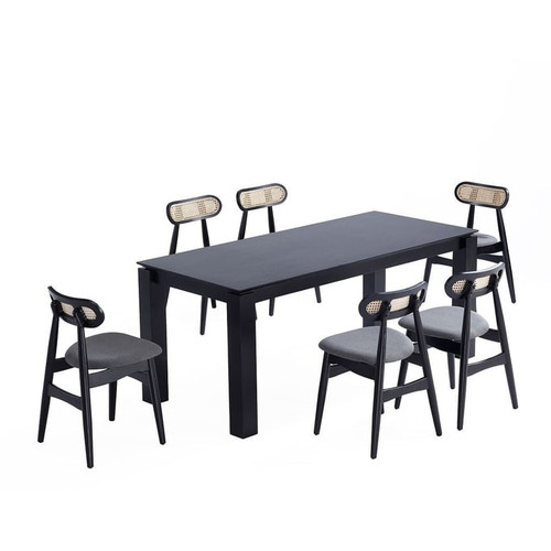 Manhattan Comfort Rockaway And Colbert 7pc Dining Sets