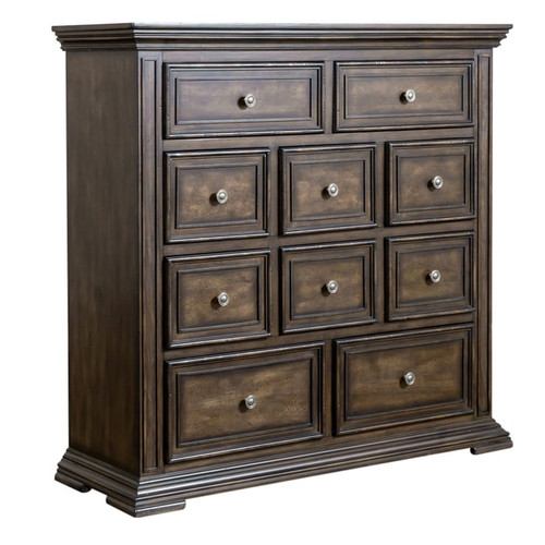 Liberty Big Valley Brownstone 10 Drawers Chessers