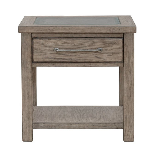 Liberty Skyview Lodge Cobblestone End Table
