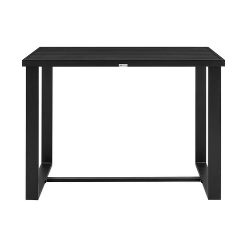 Luxur Living Agikhed Black Outdoor Patio Bar Height Dining Table