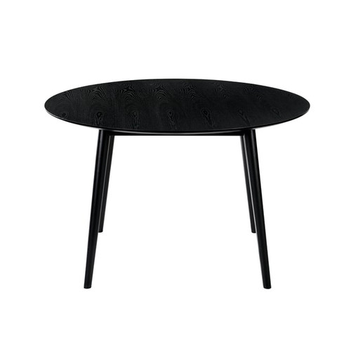 Luxur Living Amba Black Wood Round Dining Tables