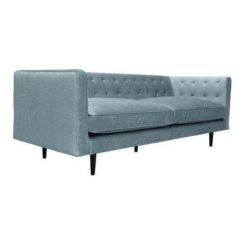 Luxur Living Alyarpur Blue Velvet Sofa