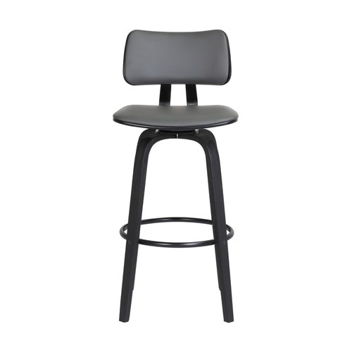 Luxur Living Jaipur Grey 26 Inch Swivel Counter Height Stool