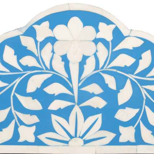 Butler Specialty Vivienne Sky Blue Bone Inlay Wall Mirror