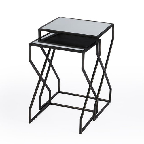 Butler Specialty Demi Black Nesting Tables