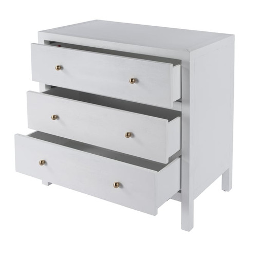 Butler Specialty Nora White 34 Inch 3 Drawer Chest