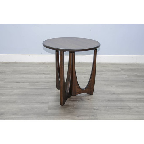 Purity Craft Orcus Dark Brown End Table