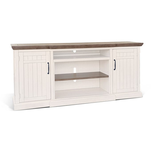 Purity Craft Onyx White TV Consoles