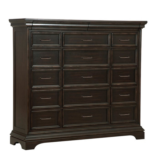 Pulaski Caldwell Brown 17 Drawers Master Chest