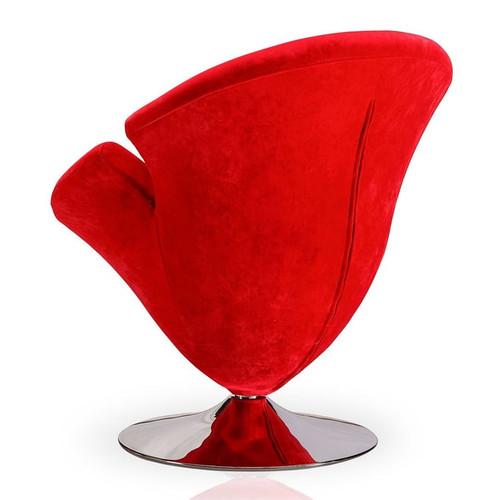 Manhattan Comfort Tulip Velvet Swivel Accent Chairs