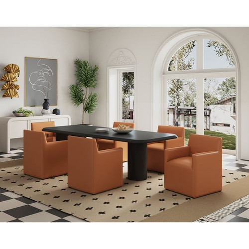 Manhattan Comfort Anna Square Dining Armchairs