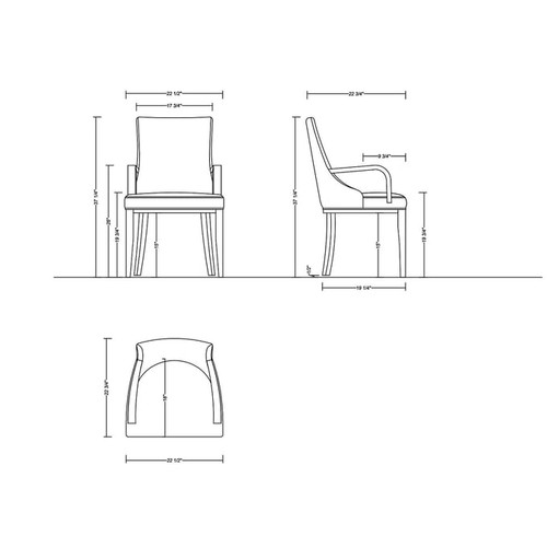 Manhattan Comfort Shubert 6pc Dining Chair Set