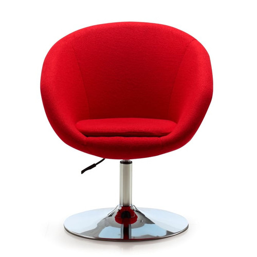 Manhattan Comfort Hopper Wool Blend Adjustable Height Chairs