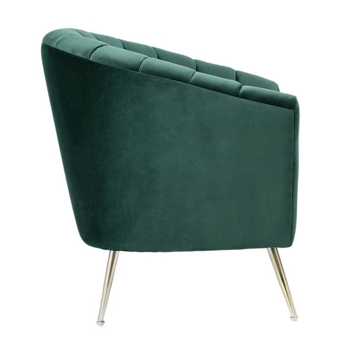Manhattan Comfort Rosemont Green Velvet Accent Chairs
