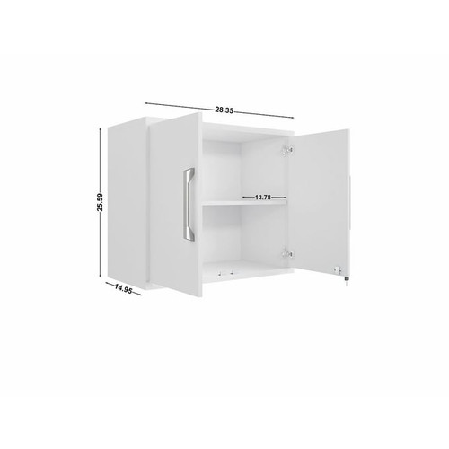 2 Manhattan Comfort Eiffel Floating Cabinets