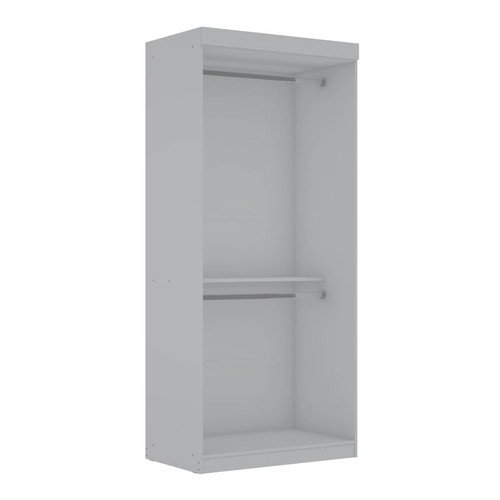 Manhattan Comfort Mulberry 35.9 Open Double Hanging Wardrobe Closets