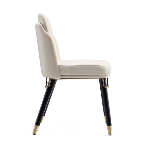 Manhattan Comfort Estelle Faux Leather Dining Chairs