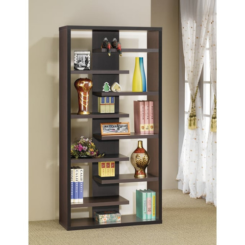 Coaster Furniture Altmark Cappuccino Bookcase with Shelves