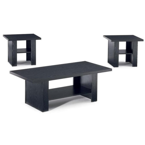 Coaster Furniture Rodez Black Oak 3pc Occasional Table Set