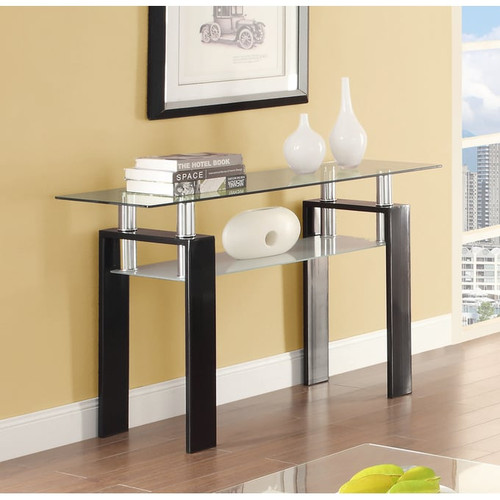 glass sofa table