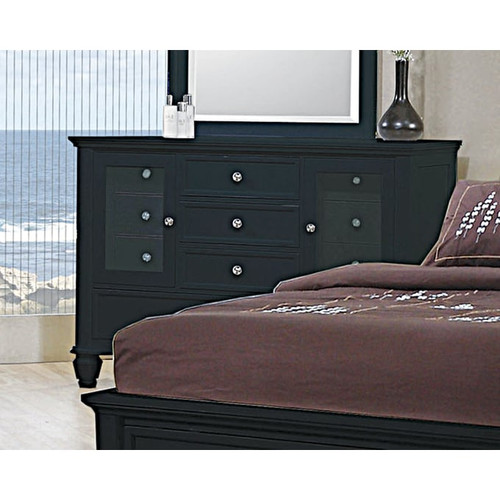 Coaster Furniture Sandy Beach Black Dresser
