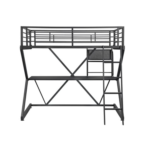 Coaster Furniture Parkview Black Full Workstation Loft Bed