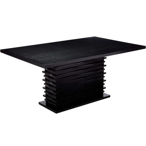 Coaster Furniture Stanton Black Asian Hardwood Dining Table