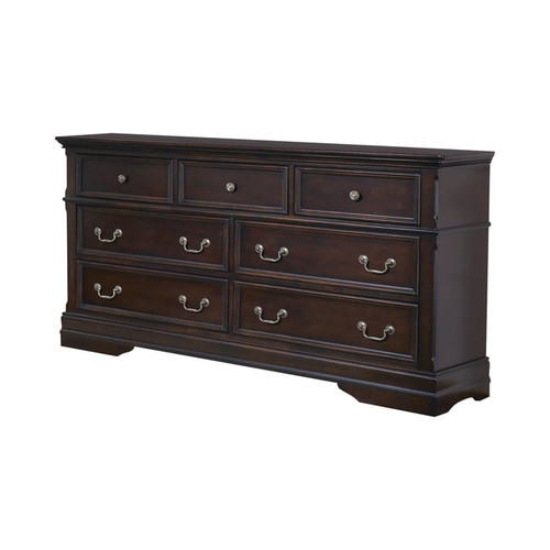 Coaster Furniture Cambridge Cappuccino 7 Drawers Rectangular Dresser