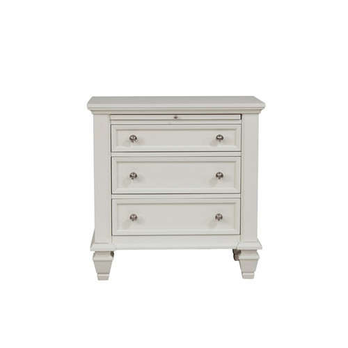 Coaster Furniture Sandy Beach Cream White Night Stand