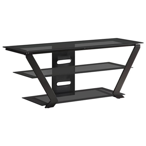 Coaster Furniture Donlyn Black 2 Tier TV Console