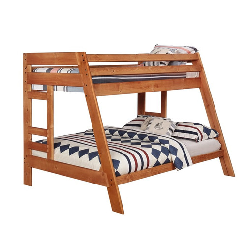Coaster Furniture Wrangle Hill Amber Wash Twin Over Full Bunk Bed