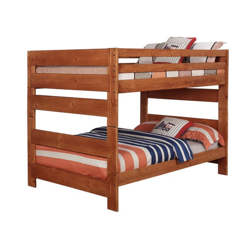 Coaster Furniture Wrangle Hill Amber Wash Full Over Full Bunk Bed