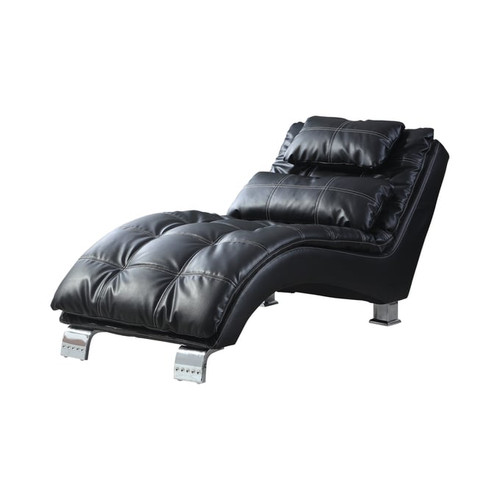 Coaster Furniture Dilleston Black Chaise