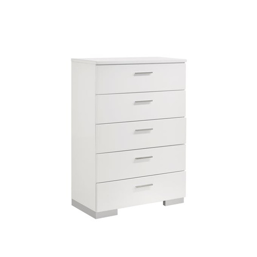 Coaster Furniture Felicity Glossy White Chest