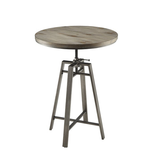 Coaster Furniture Bartlett Brushed Nutmeg Adjustable Swivel Bar Table