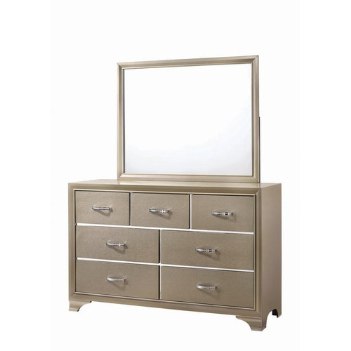 Coaster Furniture Beaumont Champagne Rectangular Mirror