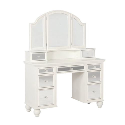 Coaster Furniture Reinhart White Beige Vanity Set