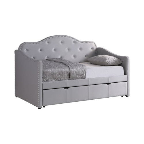Coaster Furniture Elmore Light Grey Twin Trundle Daybed