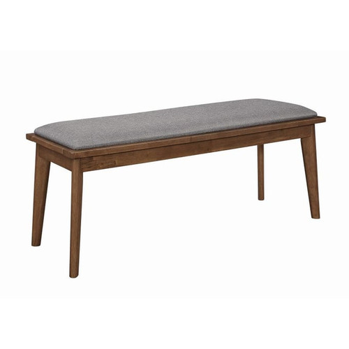 Coaster Furniture Alfredo Grey Natural Walnut Dining Bench