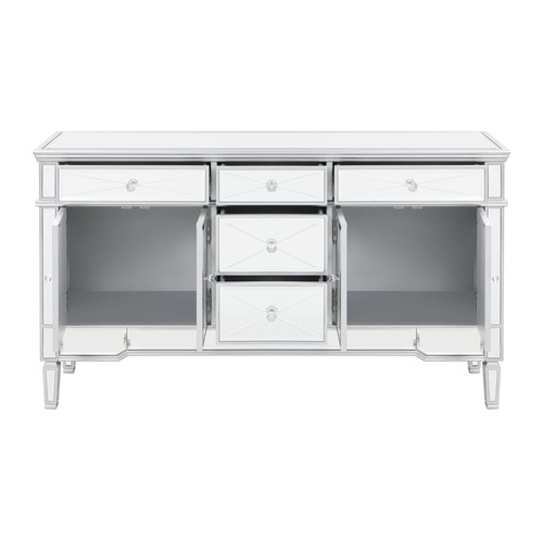 Coaster Furniture Duchess Silver 5 Drawers Accent Cabinet