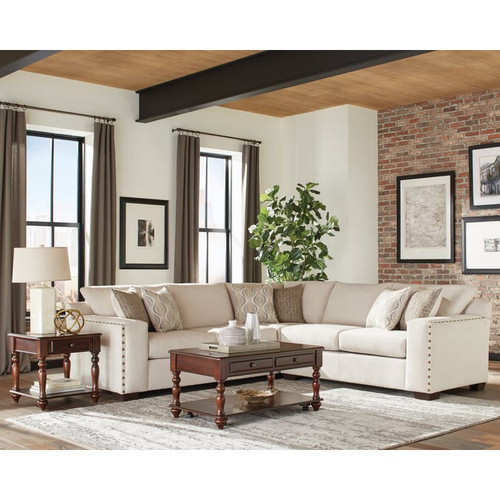 Coaster Furniture Aria Oatmeal Chenille Sectional