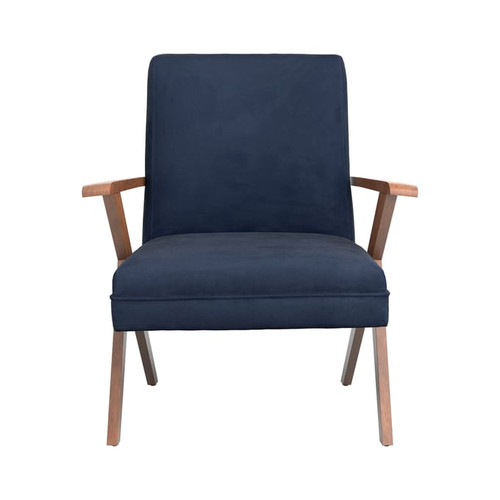 Coaster Furniture Cheryl Dark Blue Accent Chair