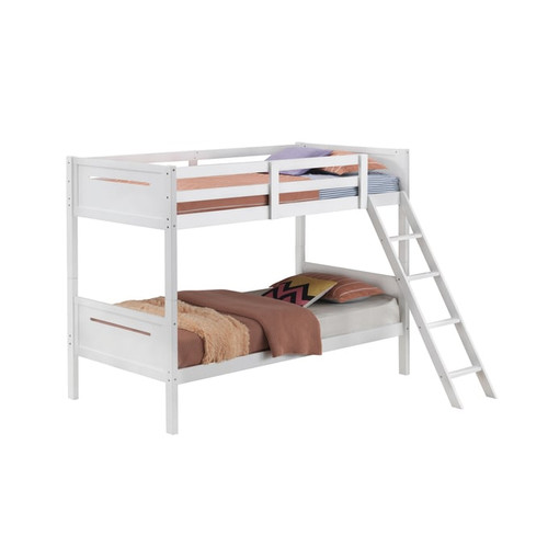 Coaster Furniture Littleton White Twin Twin Bunk Bed