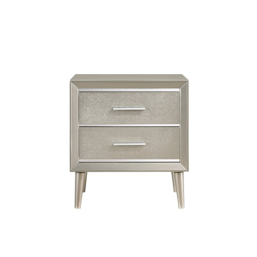 Coaster Furniture Ramon Metallic Sterling Nightstand