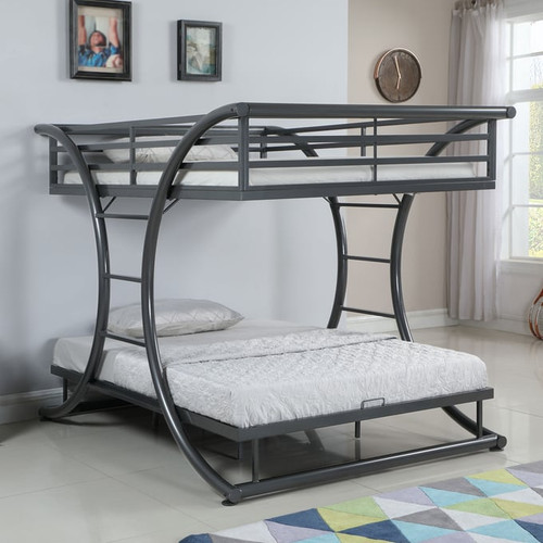 Coaster Furniture Stephan Gunmetal Bunk Beds