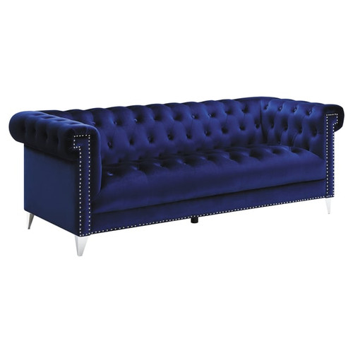 Coaster Furniture Bleker Blue Sofa